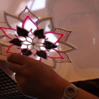 Broderie perlée de Lunéville