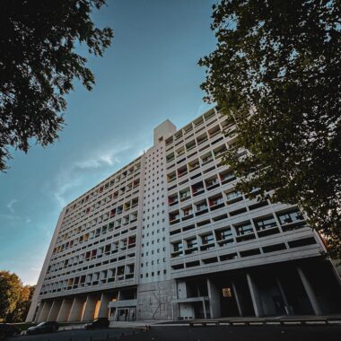 vue extérieure de la cité radieuse de Briey