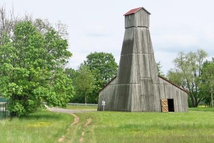 chevalement dans la nature
