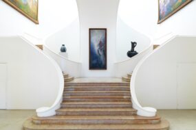 rez de chaussée et escalier du Musée des Beaux-Arts de Nancy, à