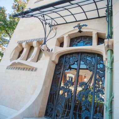 porte d'entrée de la villa Majorelle