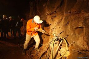 mineur dans la mine de Hussigny Godbrange