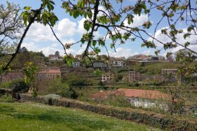 Vue depuis les anciens remparts de Briey
