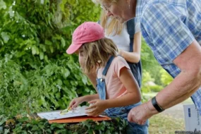 atelier enfant à la Cité des paysages en Meurthe-et-Moselle