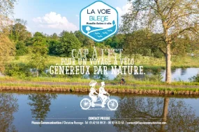couverture dossier de presse de La Voie Bleue