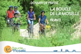couverture dossier de presse de la boucle de la moselle